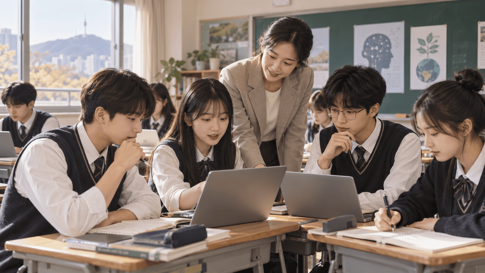 스스로 생각하며 공부하는 학생