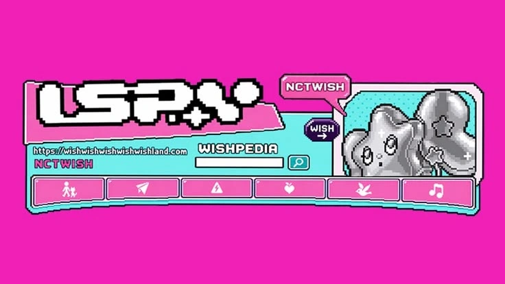 NCT WISH 프로모션용 핀터레스트 채널