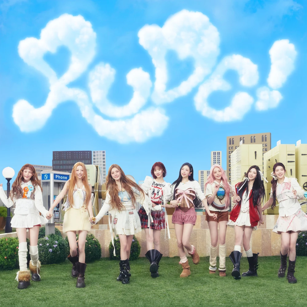 하츠투하츠의 ‘RUDE!’ 싱글 앨범 표지 <이미지=벅스>