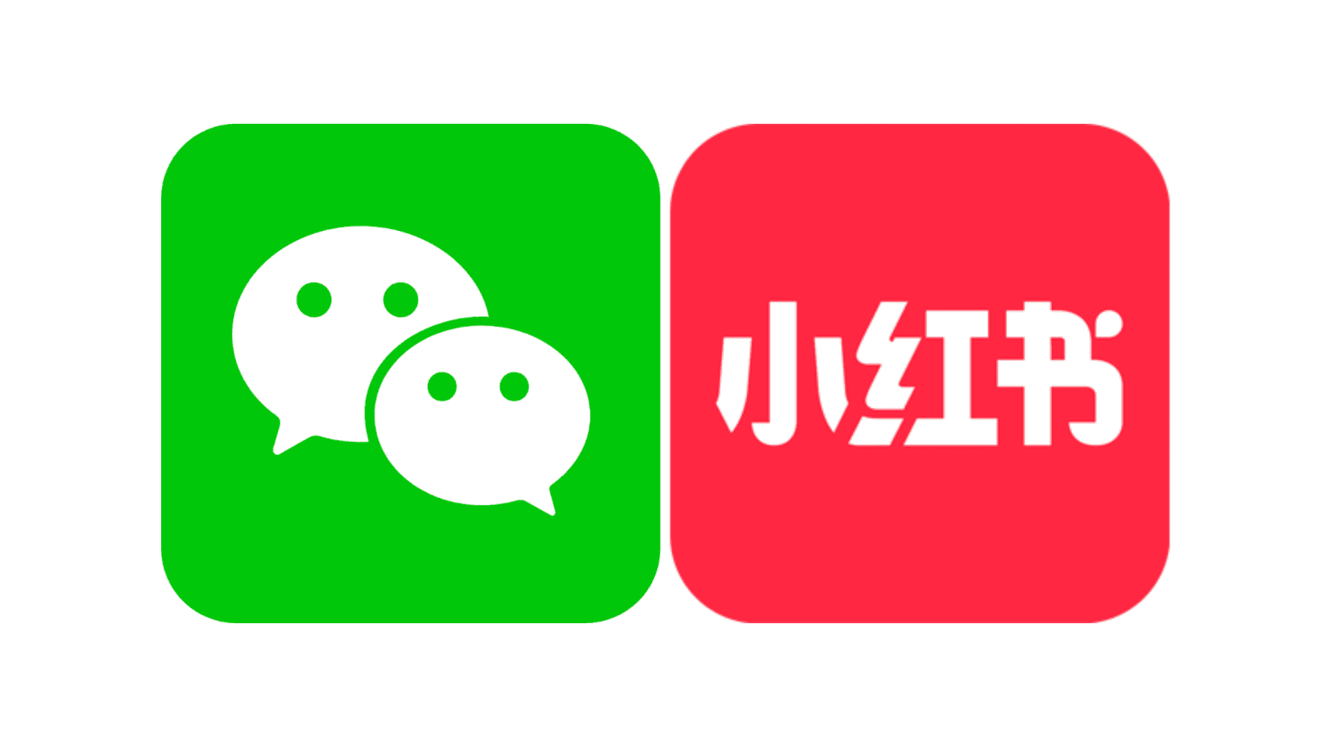 중국의 대표 SNS인 위챗(WeChat)과 샤오홍슈(小红书)
