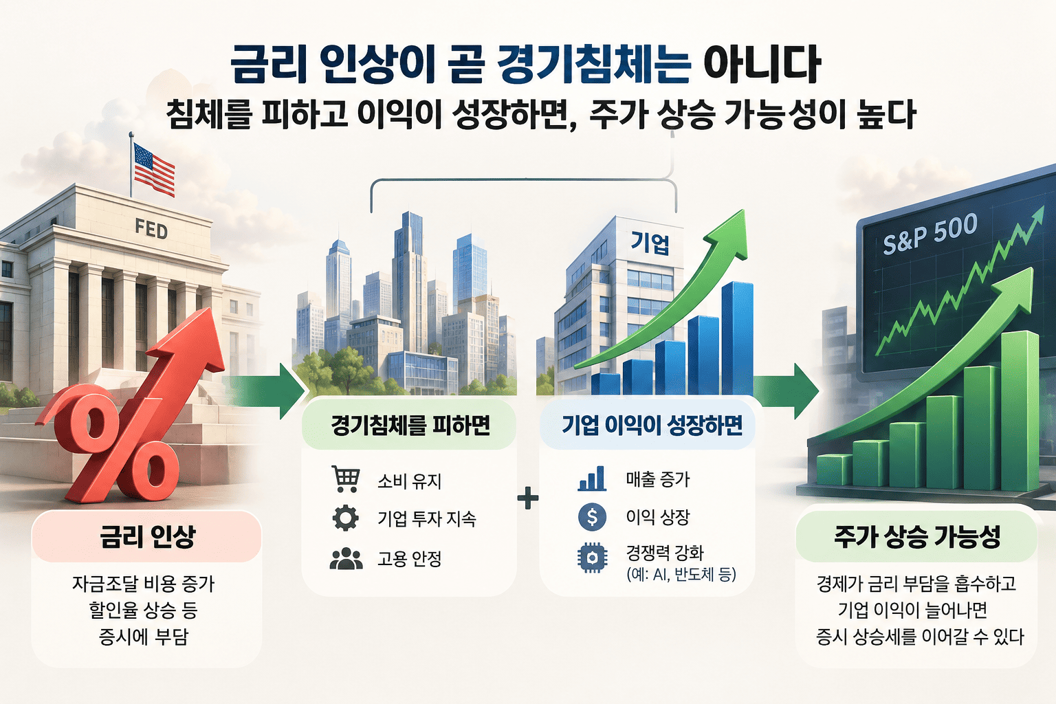 금리 인상은 상승장의 끝일까… 미국 민간부문 체력으로 본 증시 전망